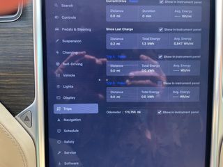 2015 Tesla Model S - Interior Instrument Cluster / Odometer Image